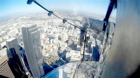 LA Skyslide POV HD Skyspace Los Angeles California .
